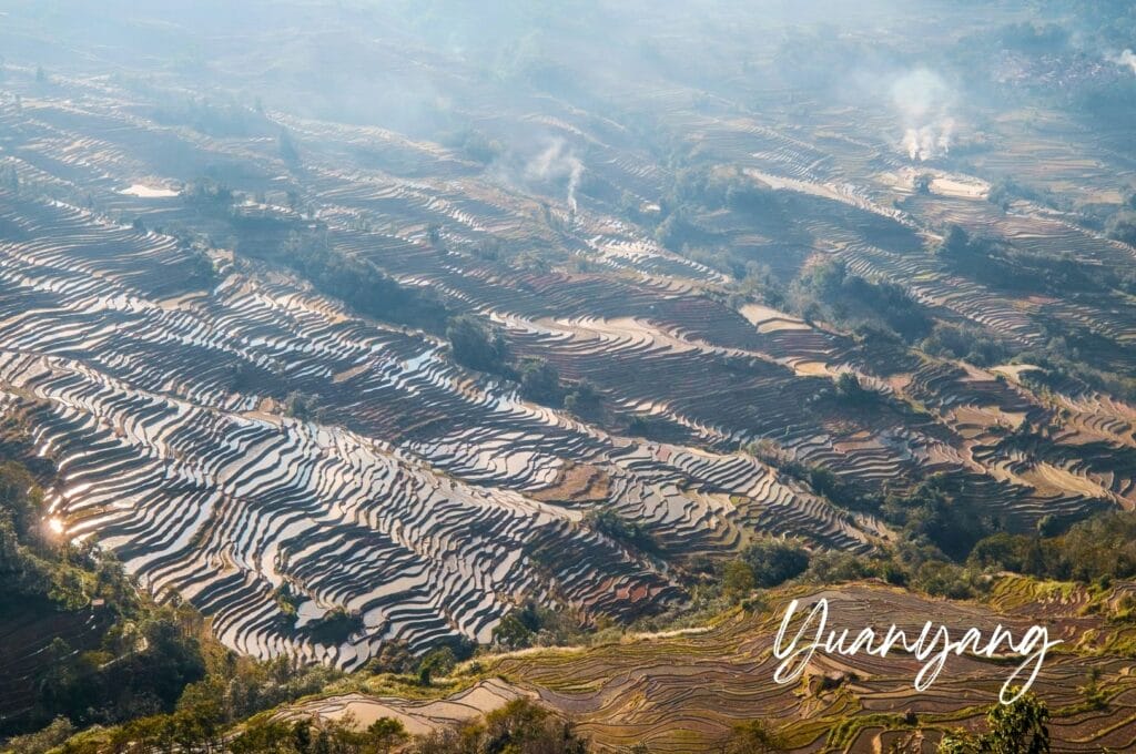 les terrasses inondées de Yuanyang