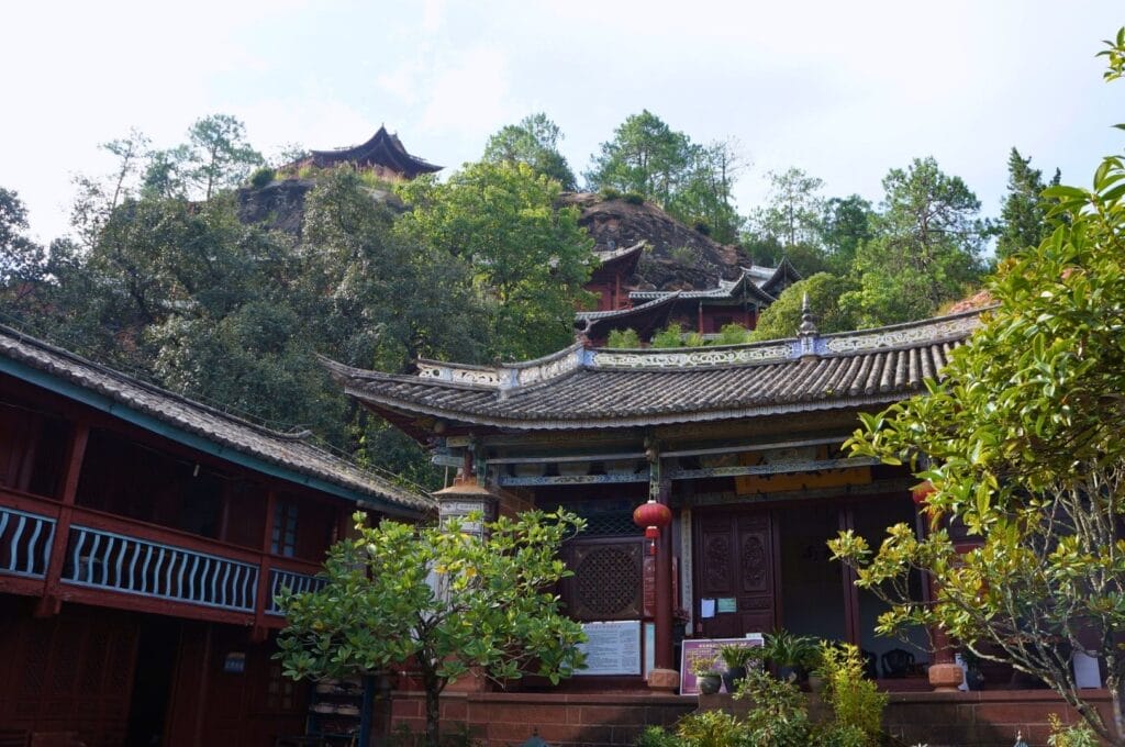 vue sur les temples de shibaoshan