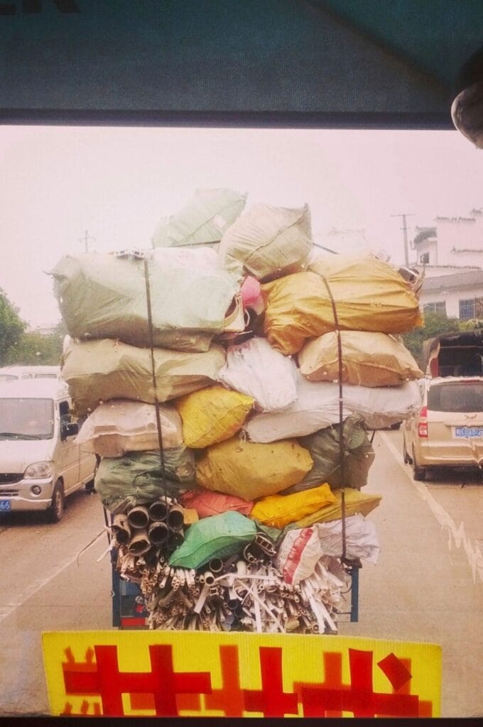 sur la route en chine