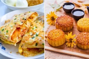 jian bing and moon cakes, 2 plats typiques de la gastronomie chinoise