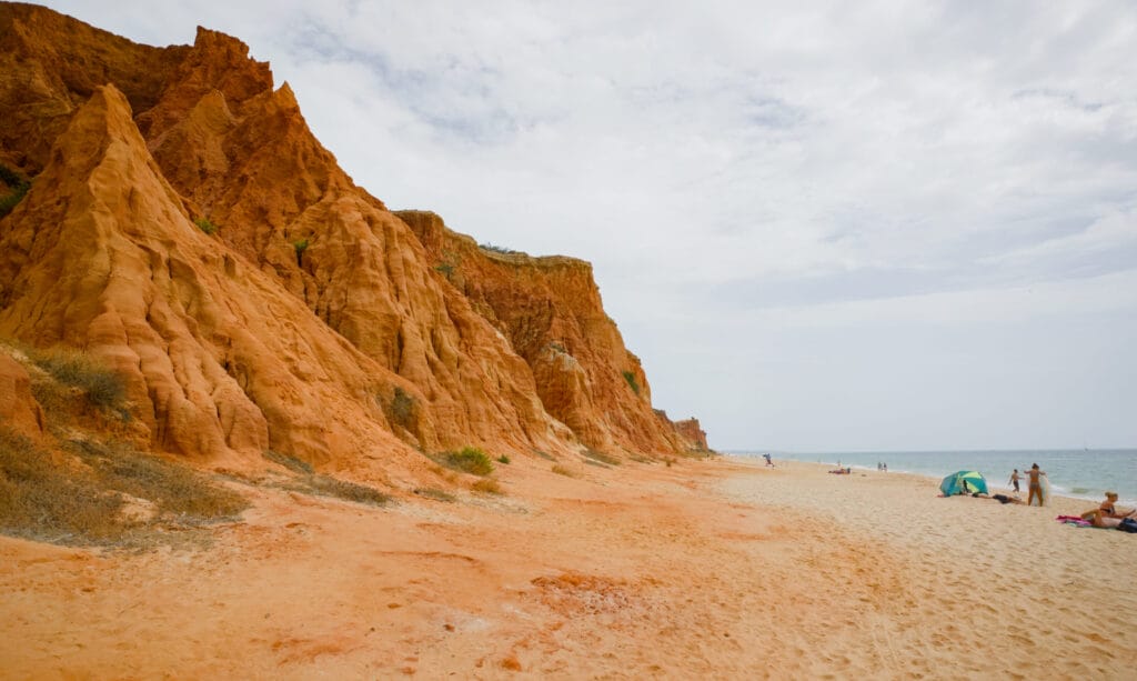 falaises rouges