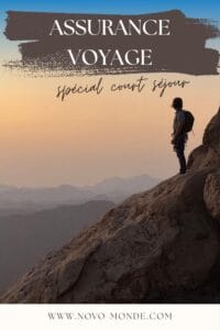 les meilleures assurances voyage court séjour
