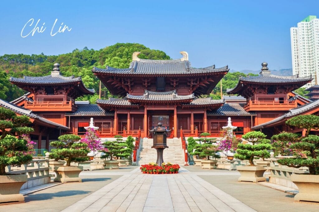 enceinte du couvent Chi Lin