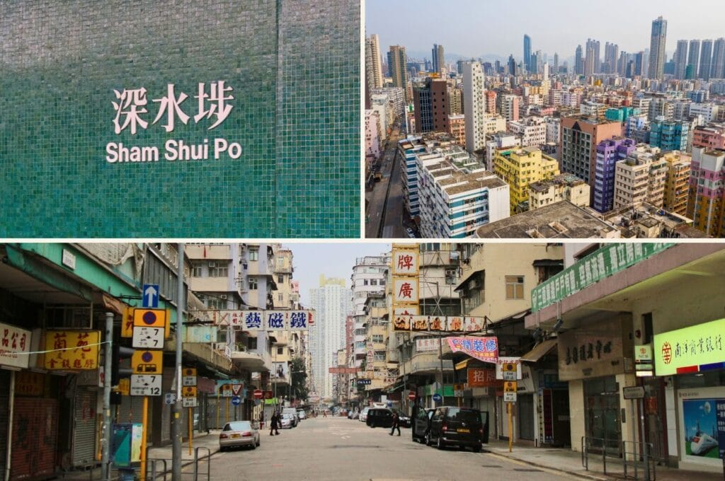 quartier Sham shui Po à Hong Kong