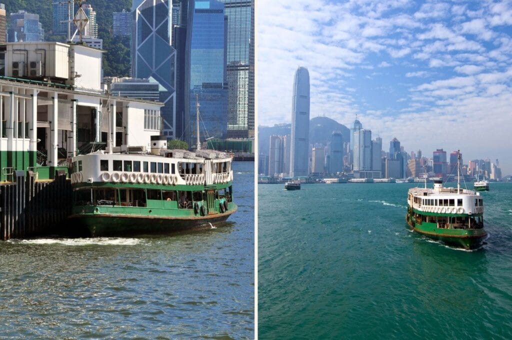 le Star Ferry dans la baie de Victoria