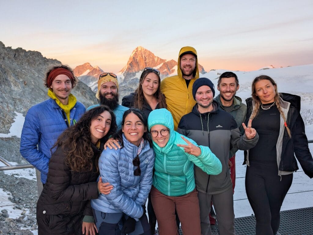 Alpiness à la cabane Bertol