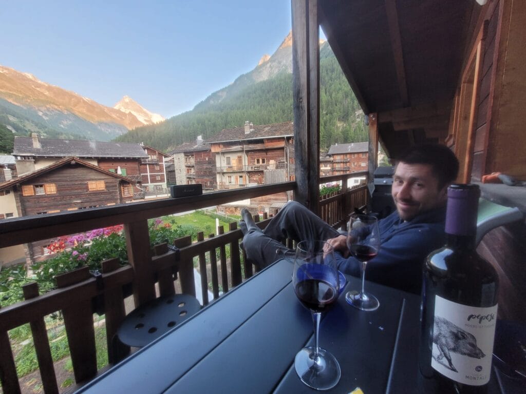 un autre apéro sur le balcon
