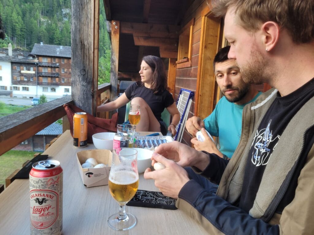 les apéros sur le balcon
