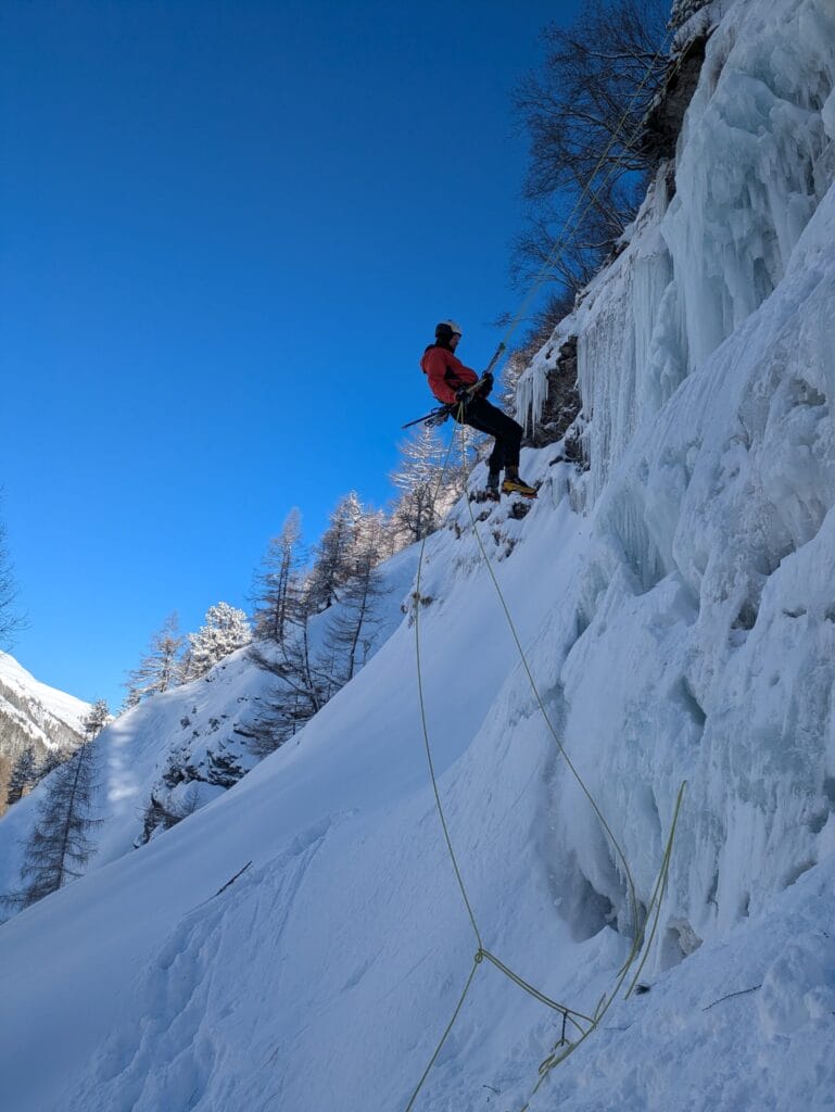austris ice climbing