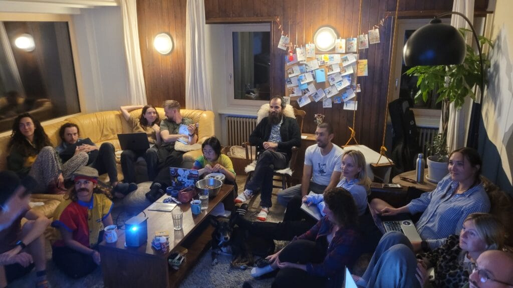 soirée random au coliving