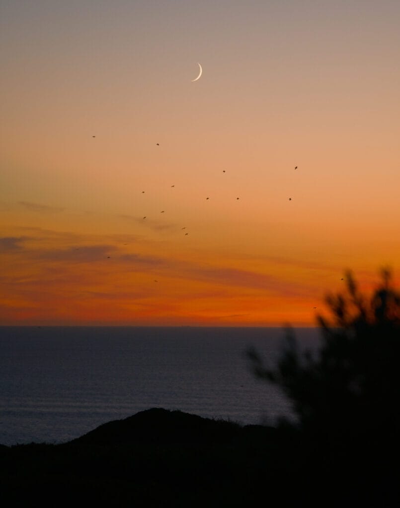 Magnifique coucher de soleil au Portugal