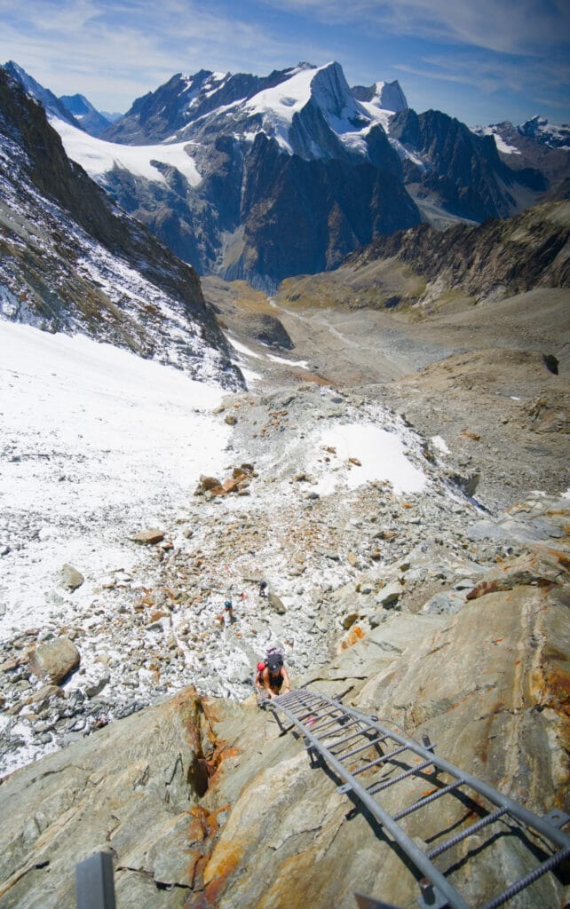 échelles de Bertol avec vue