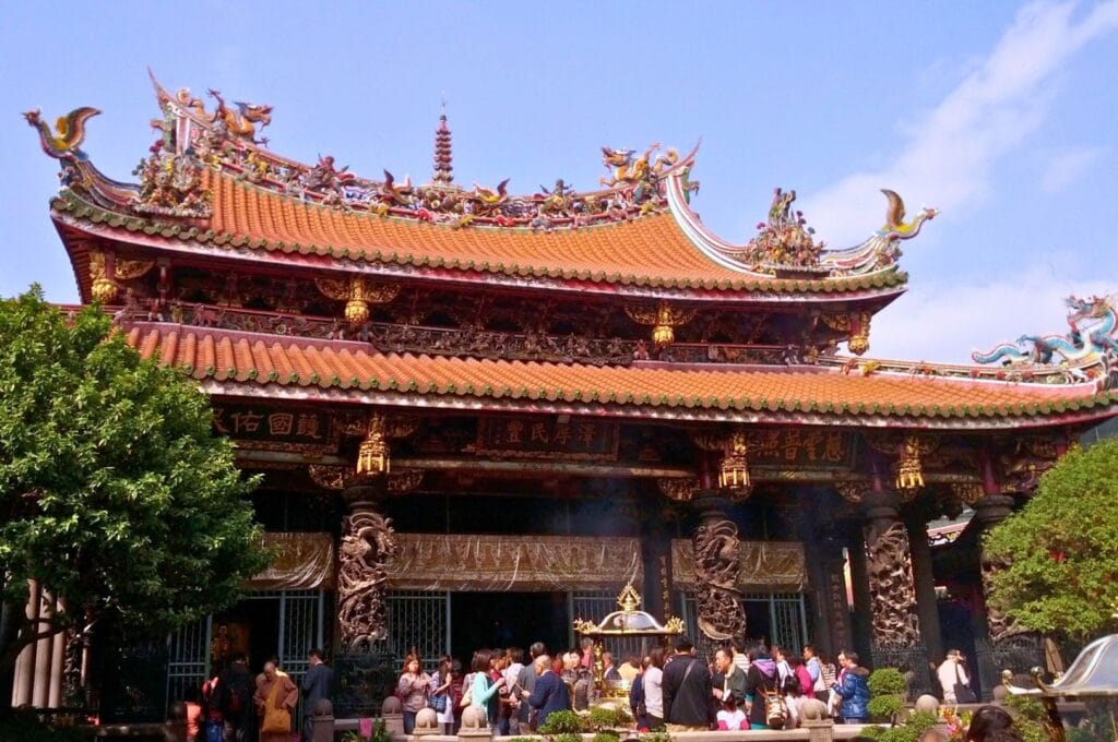 temple Longshan &agrave; Taipei