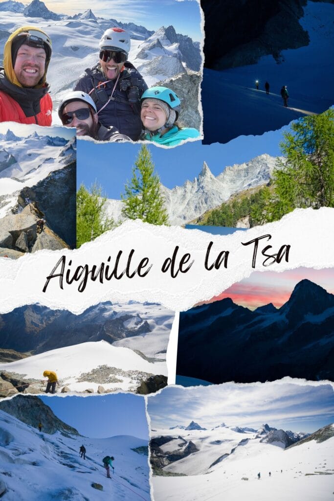 Ascension de l'Aiguille de la Tsa