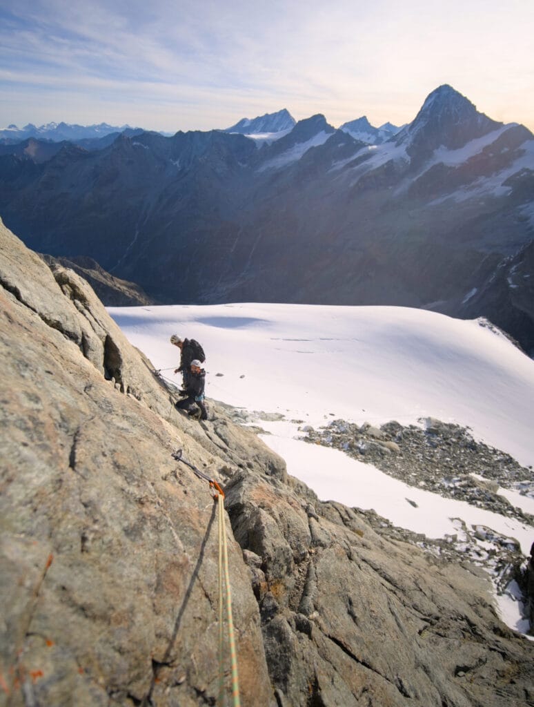 traversé daleuse de l'aiguille de la Tsa