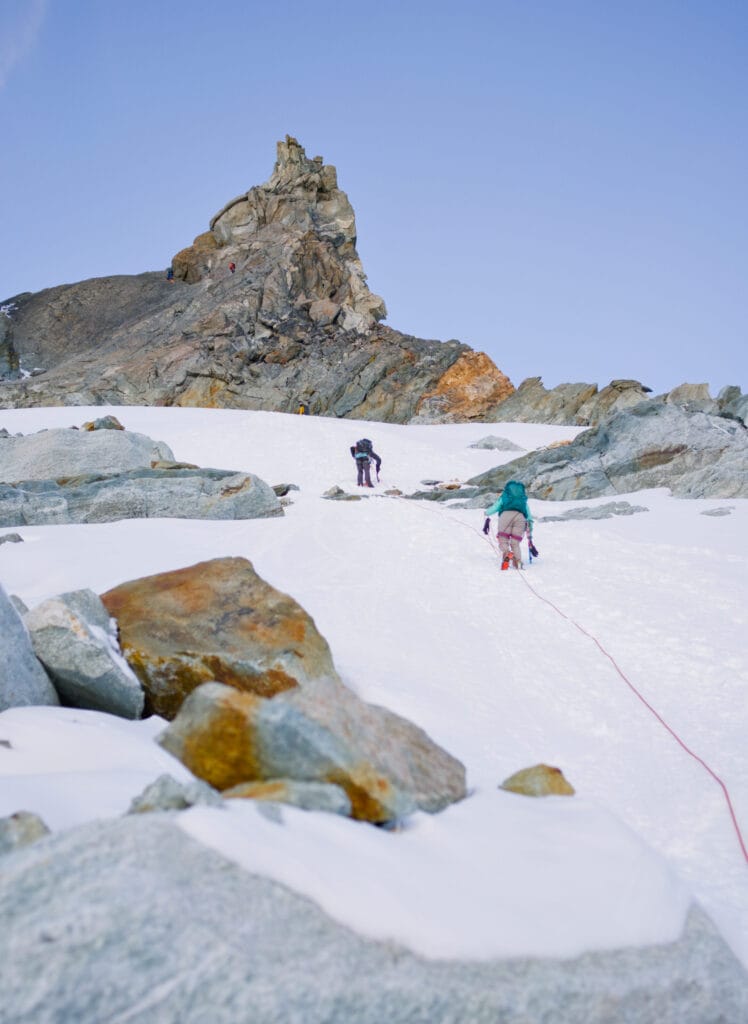 montee aiguille de la Tsa