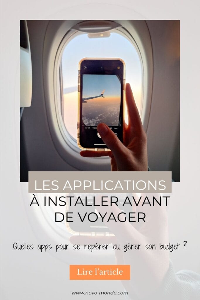 les applications mobile utiles en voyage
