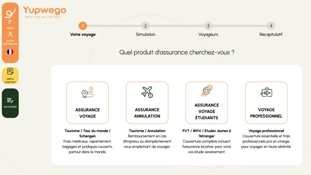 souscrire &agrave; Yupwego