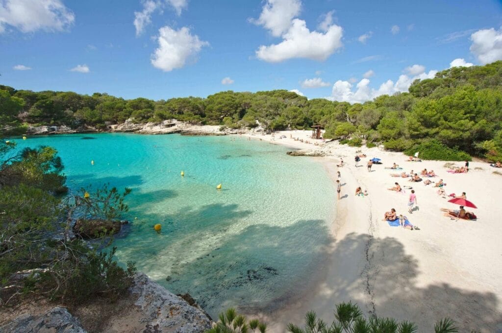 crique Cala en Turqueta au sud de Minorque