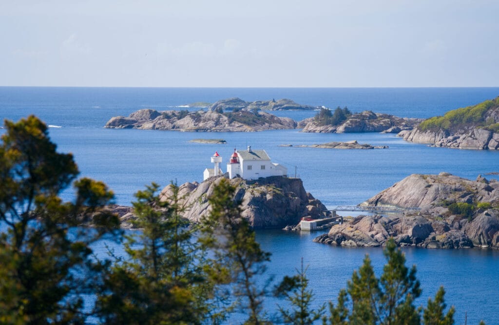 Randonnée à Egersund - phare