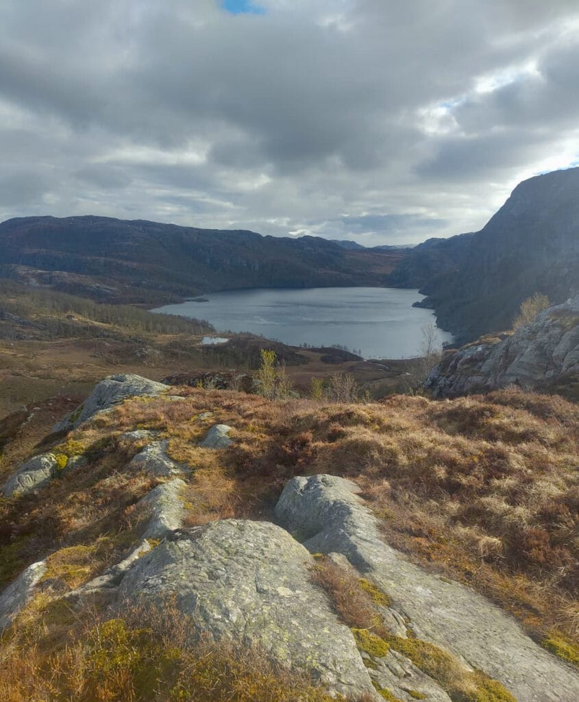 plateau après la 1ère montée du Frafjordhatten