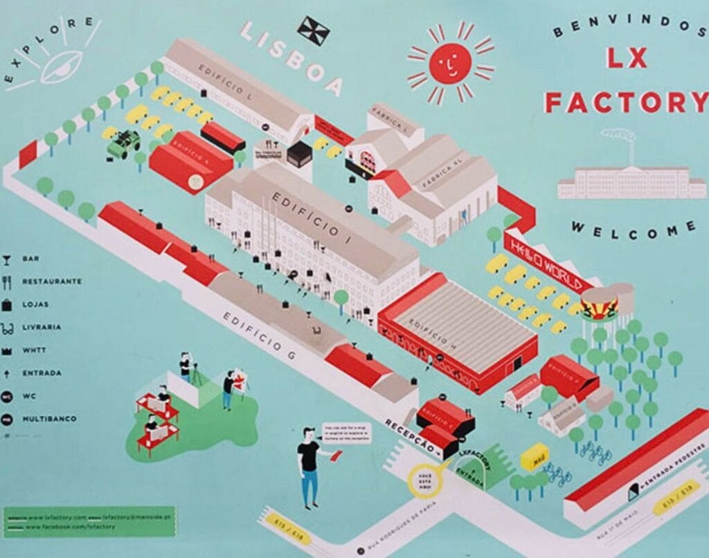 map of LX Factory