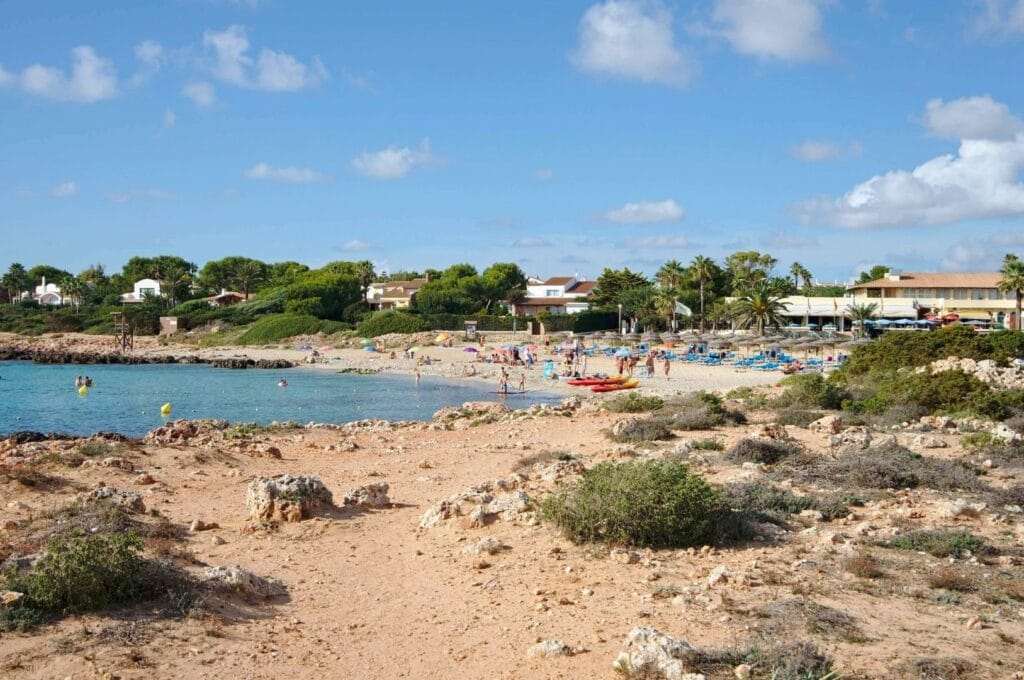 Plage de Son Xoriguer à Minorque