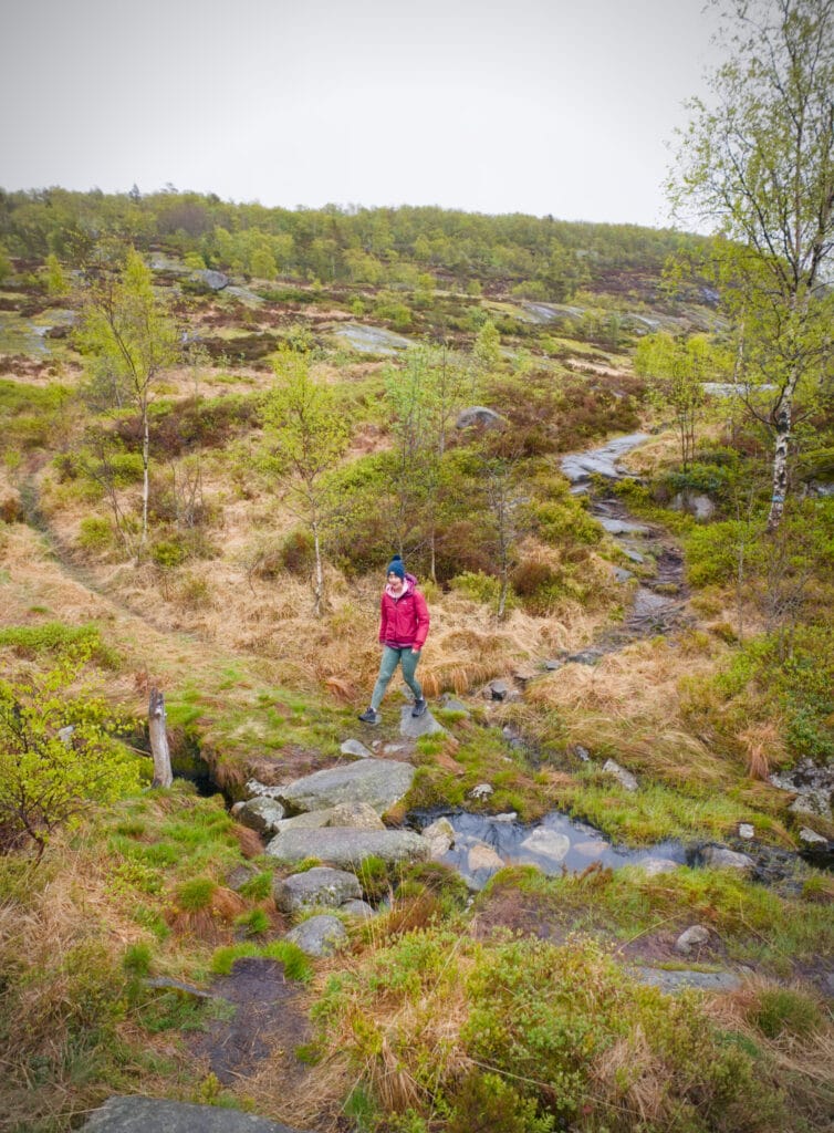 randonnée dans le sud de la norvège