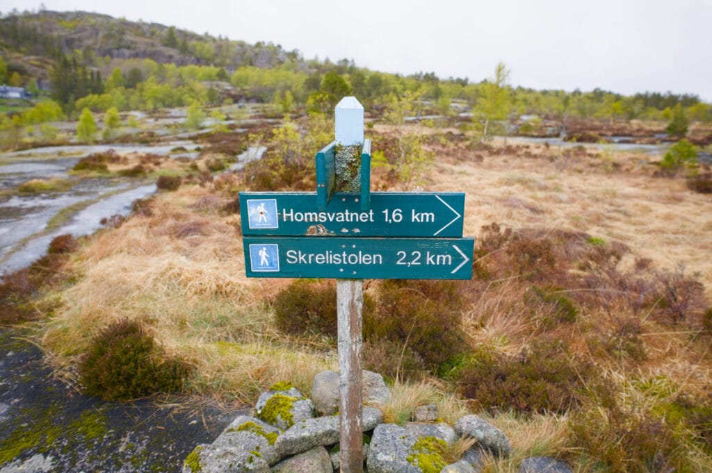 randonnée Skrelia norvège