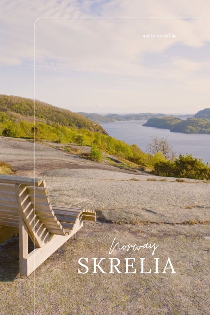 banc panoramique en norvège