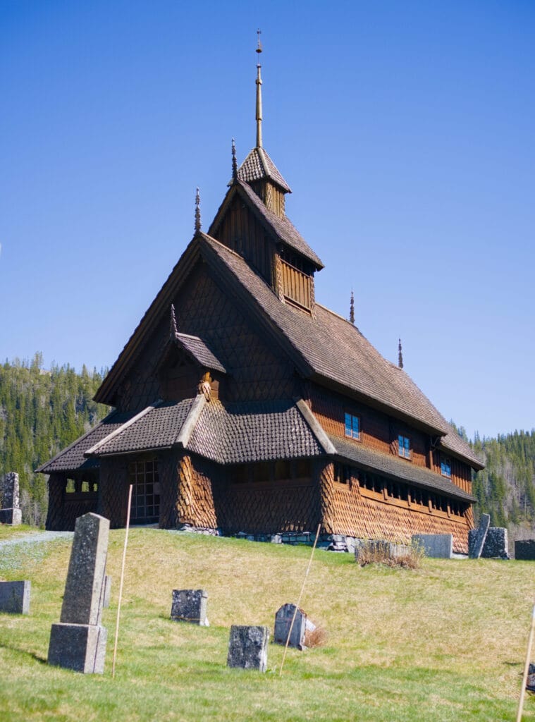 the Eidsborg stave church
