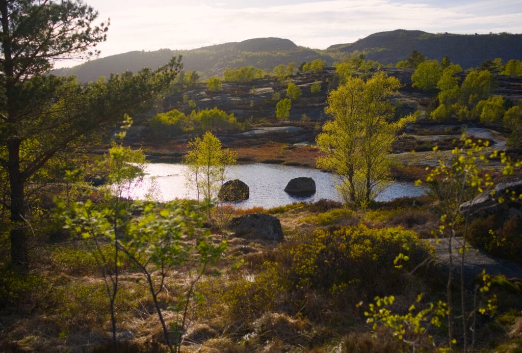 sunset skrelia norvege