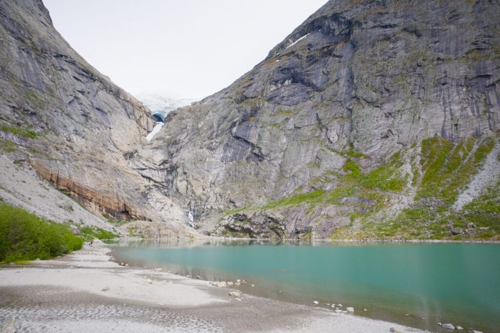 ce qu'il reste de Briksdalbreen en 2026