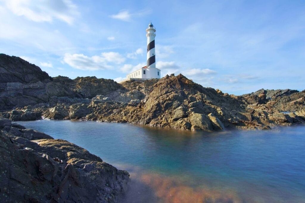 phare noir et blanc du Cap de Favàritx