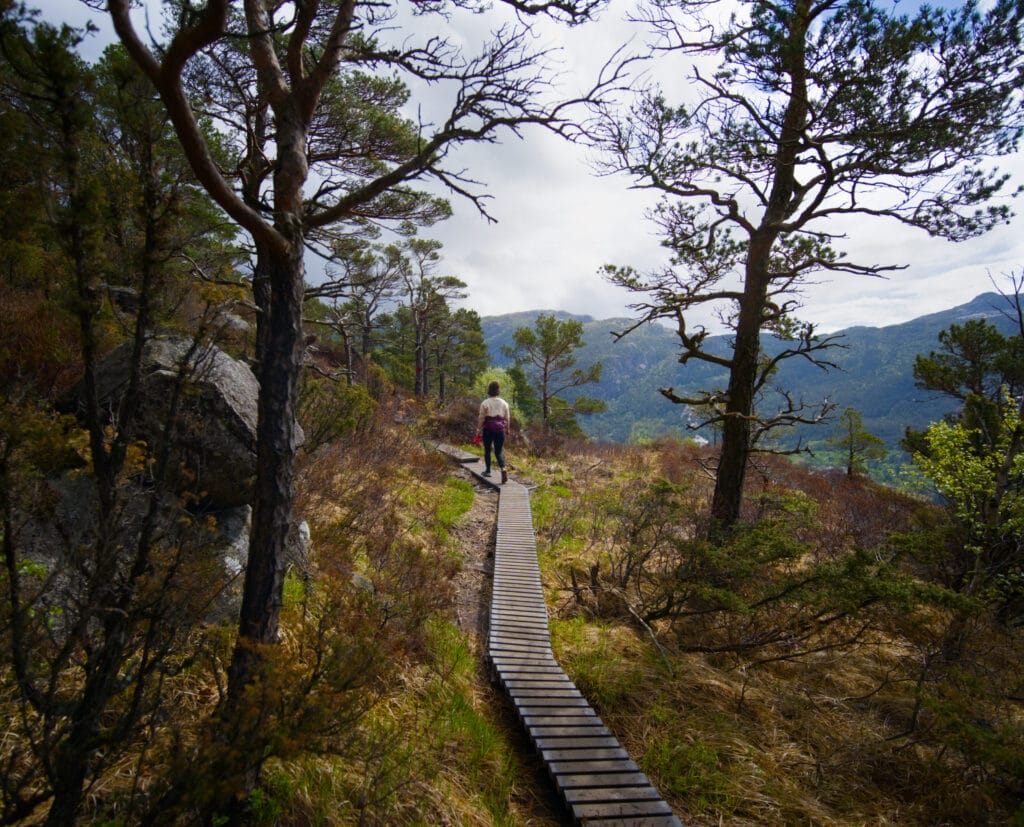 le sentier est super bien équipé
