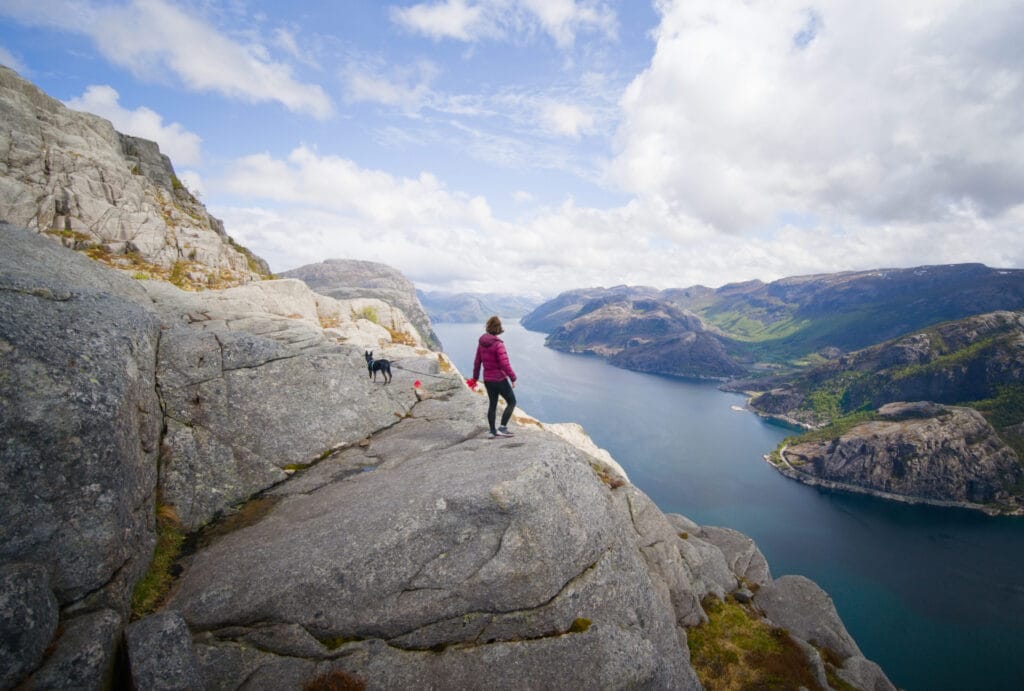 la vue en s'approchant du Hatten