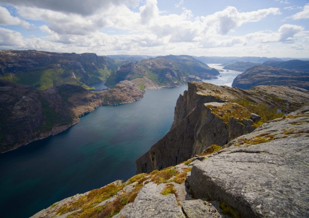 incroyable point de vue sur le Lysefjord