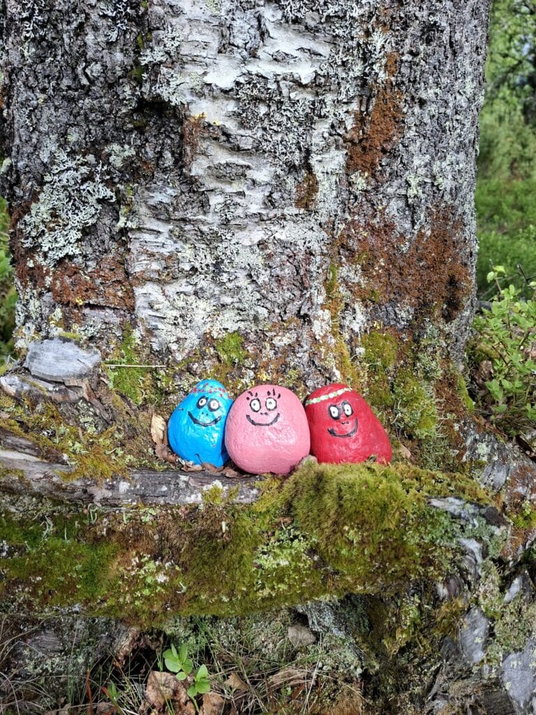 bonhomme sur cailloux