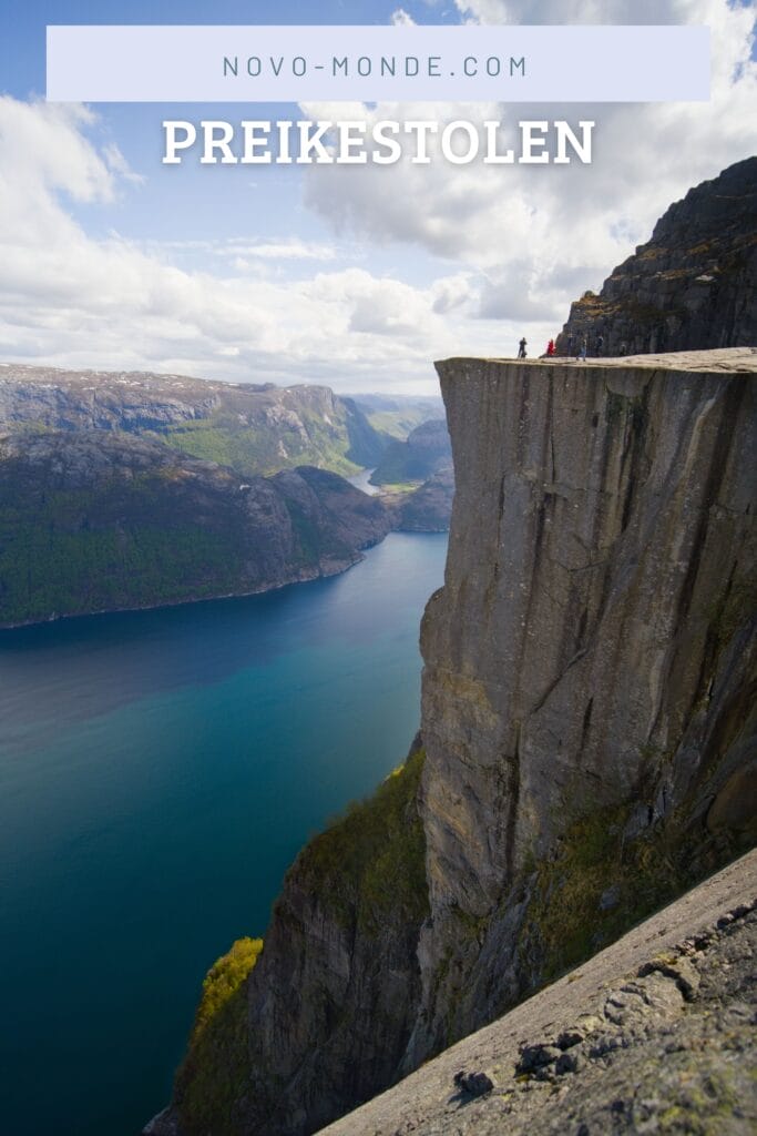 rando du preikestolen en Norvège