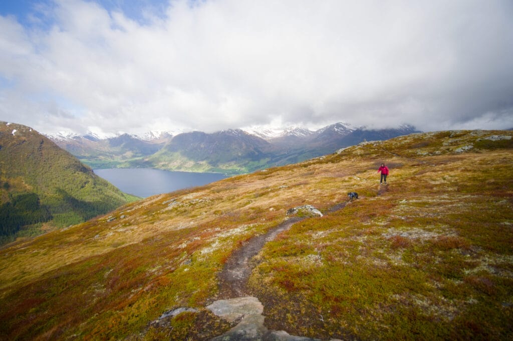 randonnée au dessus des fjords