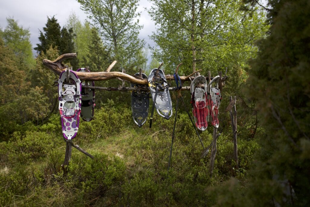 raquette sentier norvege