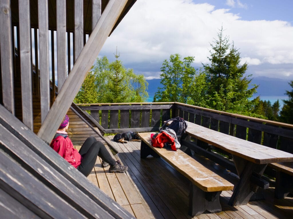 terrasse balabu dagsturhytta