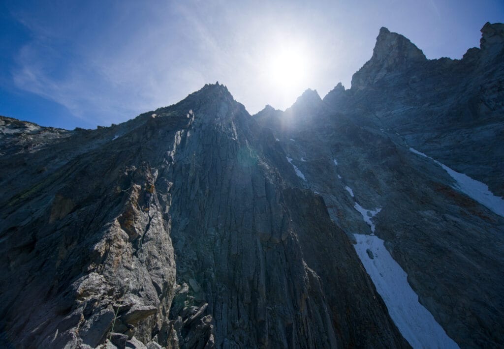 mi chemin de l'arête de la Dent de Tsalion