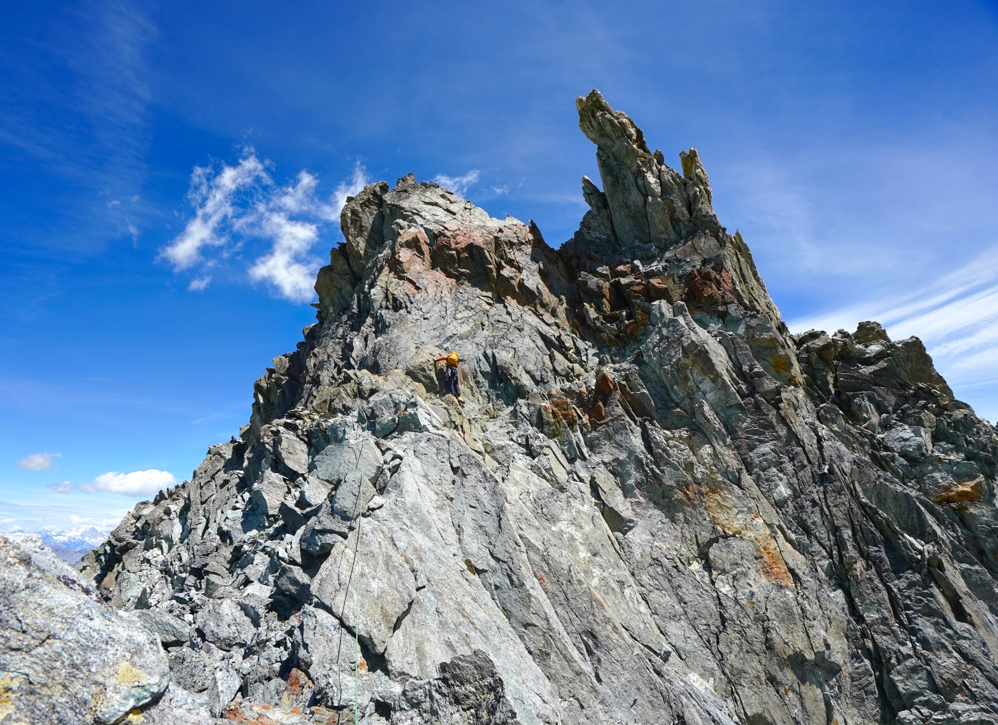 arête ouest de la Dent de Tsalion