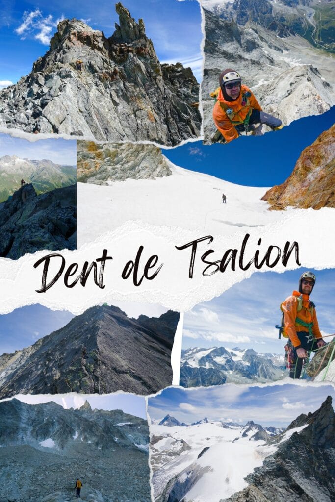 arete ouest de la Dent de Tsalion