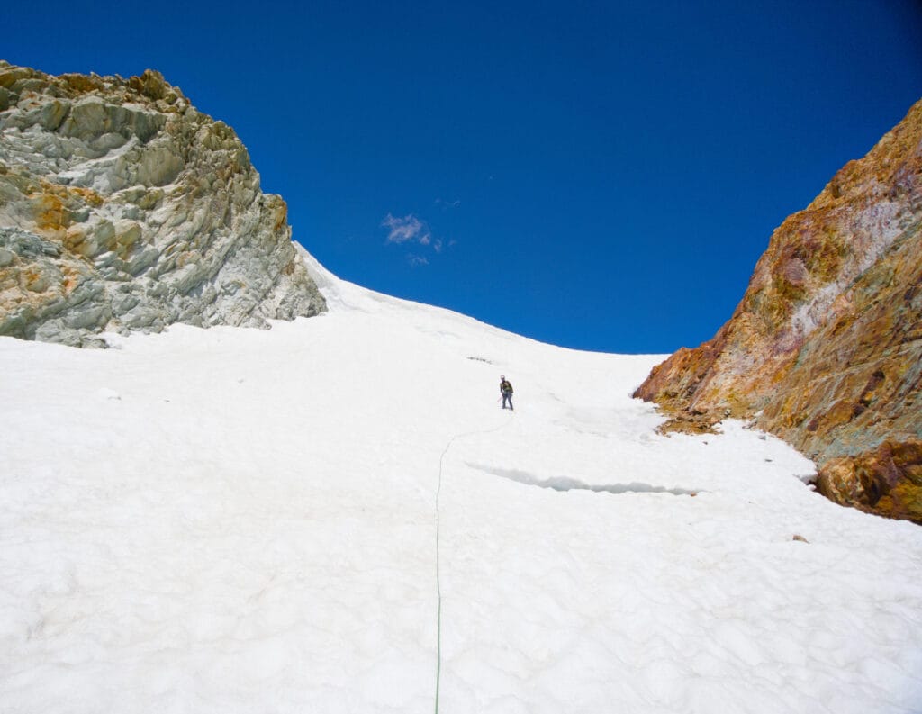 descente du col de la Tsa
