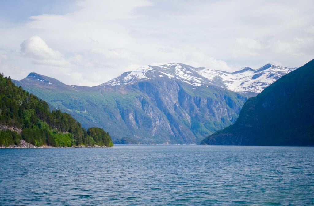 fjord en norv&egrave;ge
