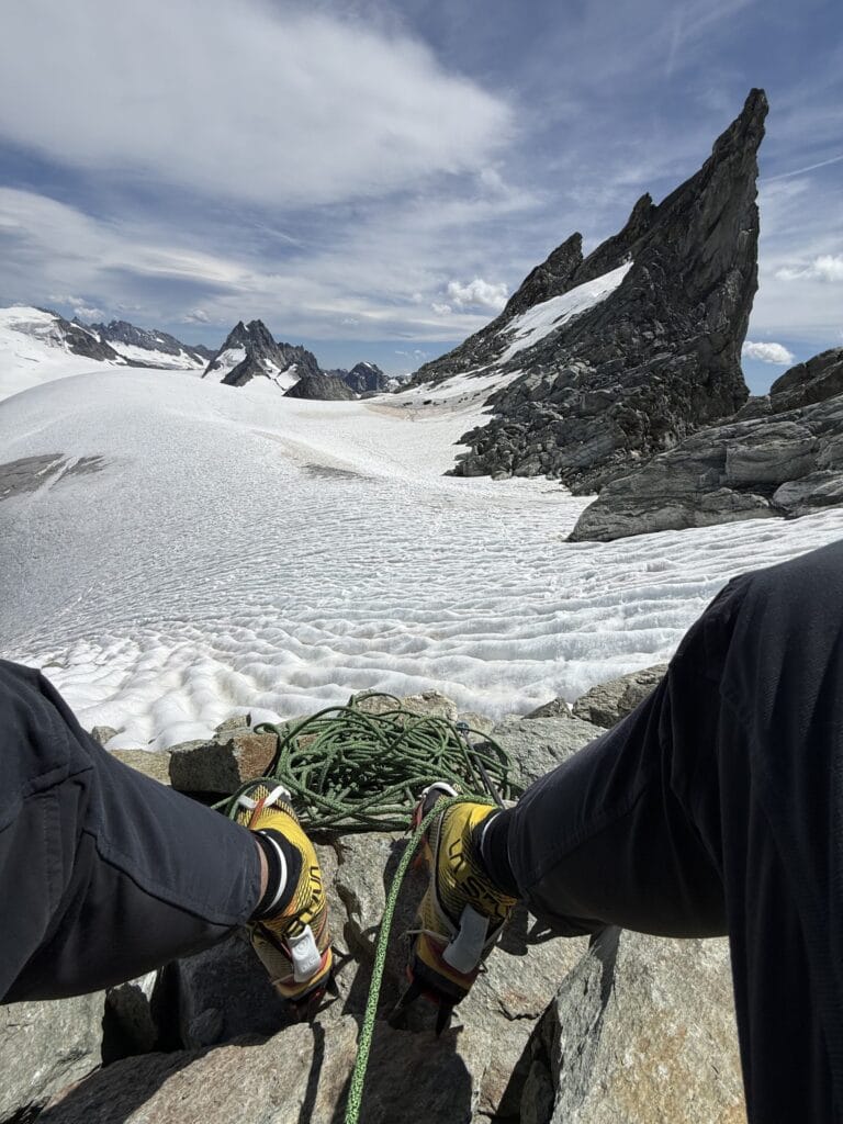 Le glacier de l'Aiguille