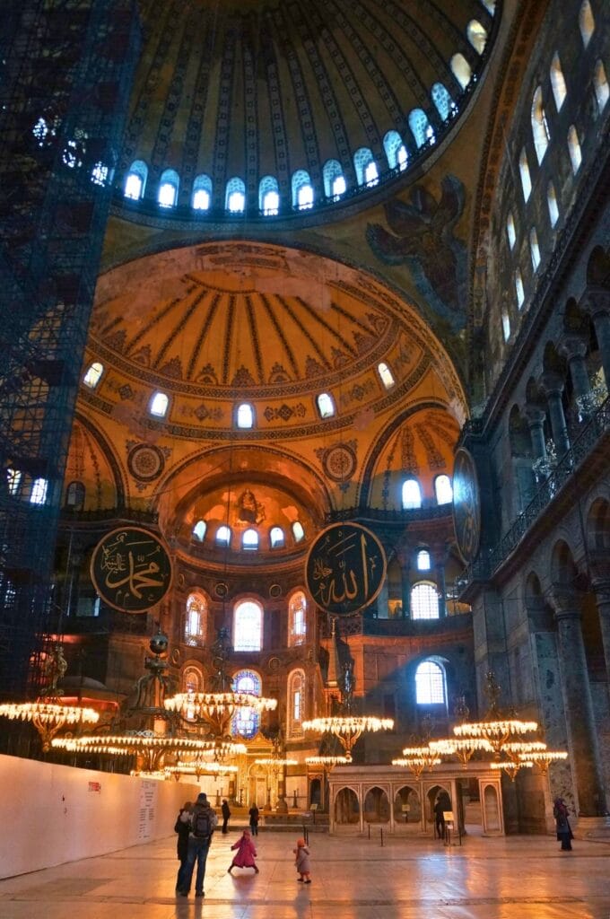 coupole de l'Hagia Sophia à Istanbul