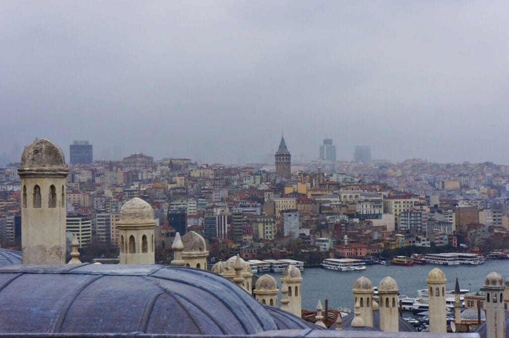 Blick auf Istanbul